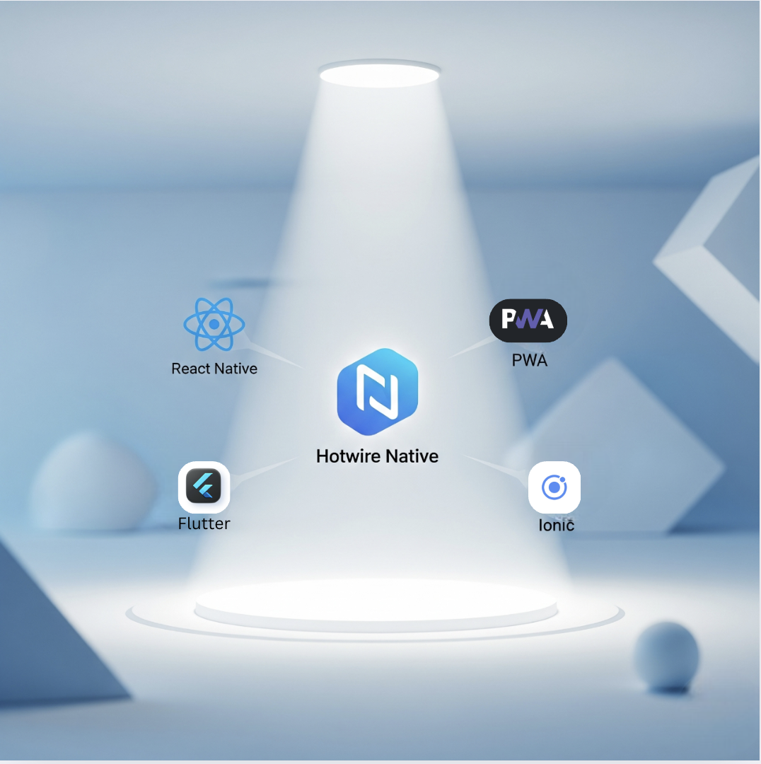 Hotwire Native vs React Native, Flutter & Ionic: Which Hybrid Framework Wins in 2025?